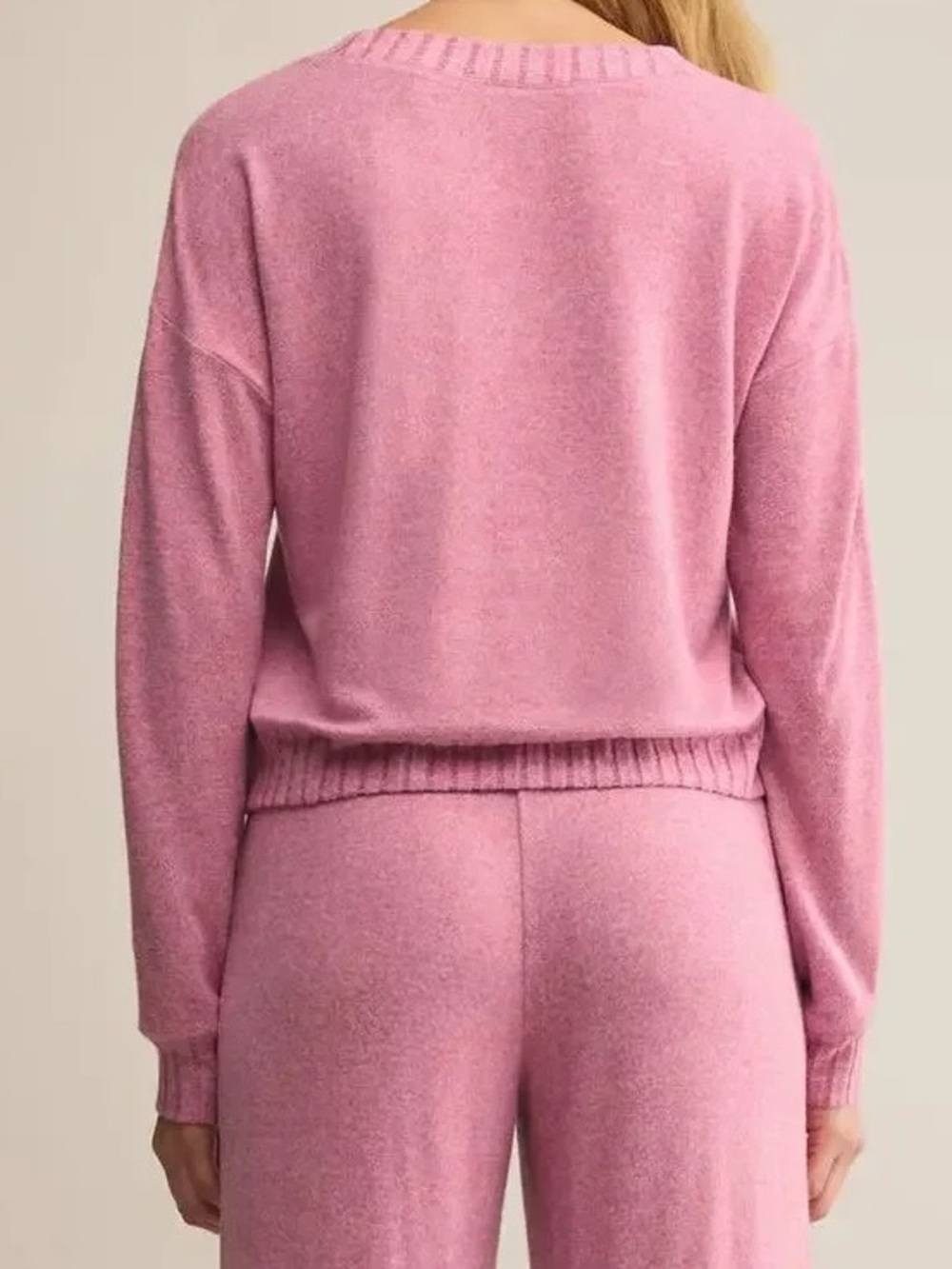 NWT Z Supply Courtney soft Long Sleeve top with matching wide leg pant - Picture 3 of 6